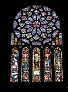 Chartres ena rosettafönster