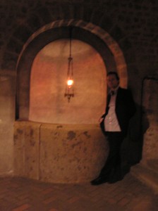 Chartres heliga brunn nere i kryptan