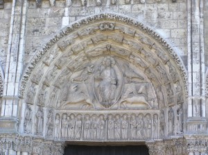 Uppenbarelsebokens fyra djur i Chartres